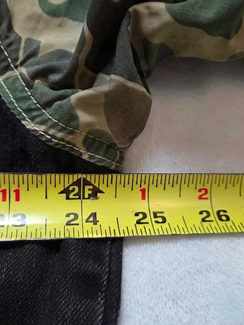 New L Levi's x Justin Timberlake Fresh Leaves hybrid camo hooded trucker jacket
